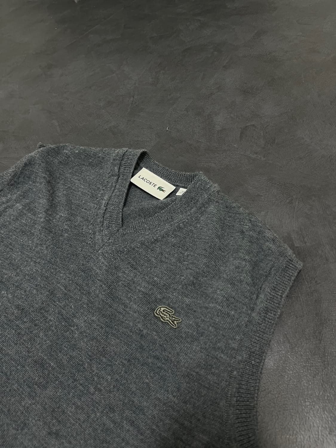 라코스테 니트 조끼 (남녀공용 상품이미지4