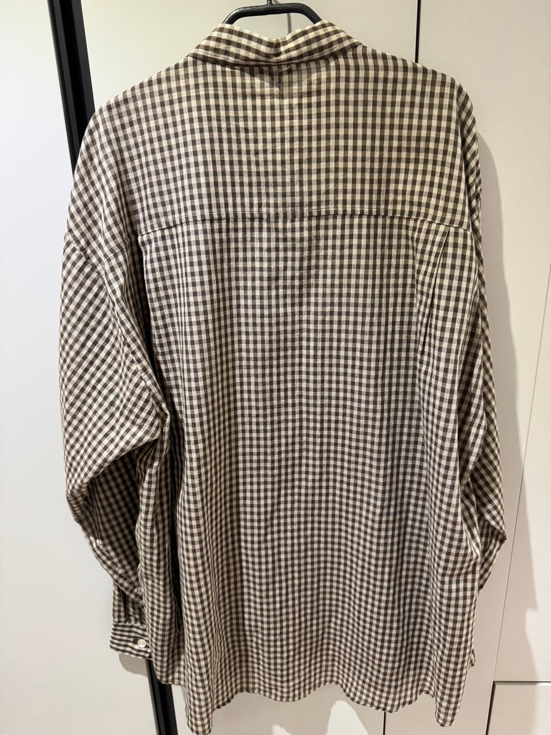 오라리 깅엄 체크 셔츠 5(새상품) 상품이미지2