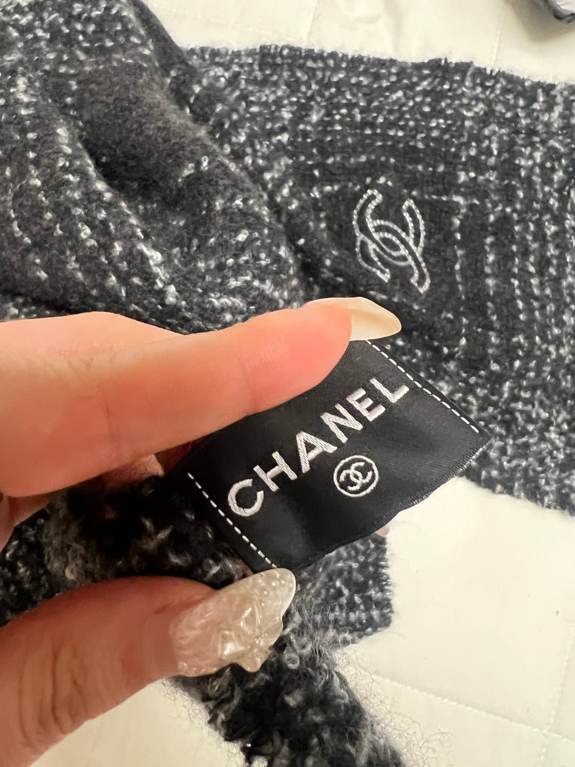 샤넬 캐시미어 머플러 정품 상품이미지4
