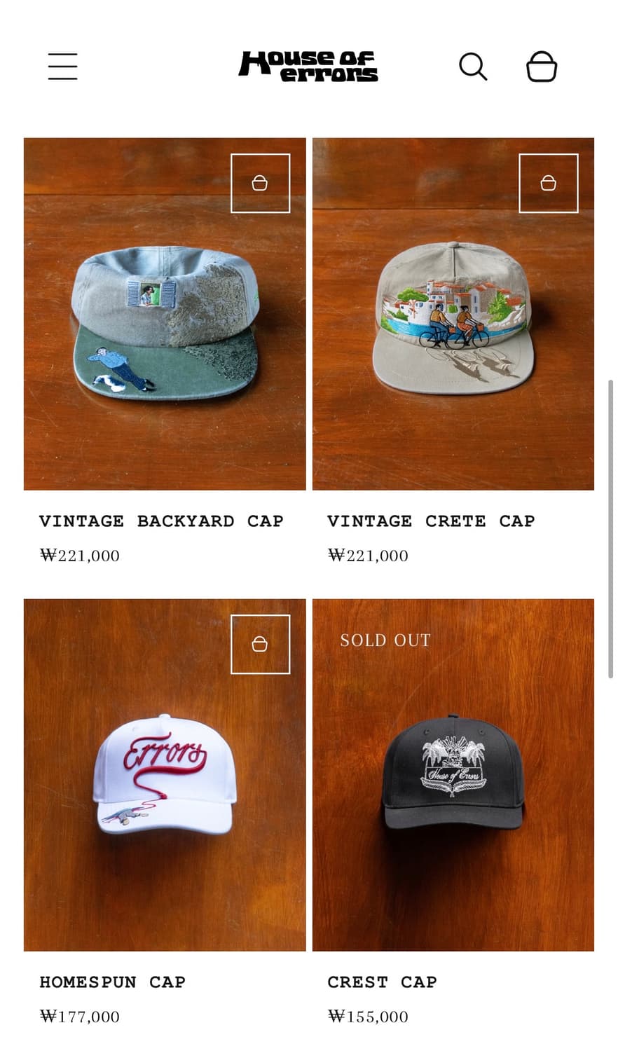 CREST CAP 상품이미지4