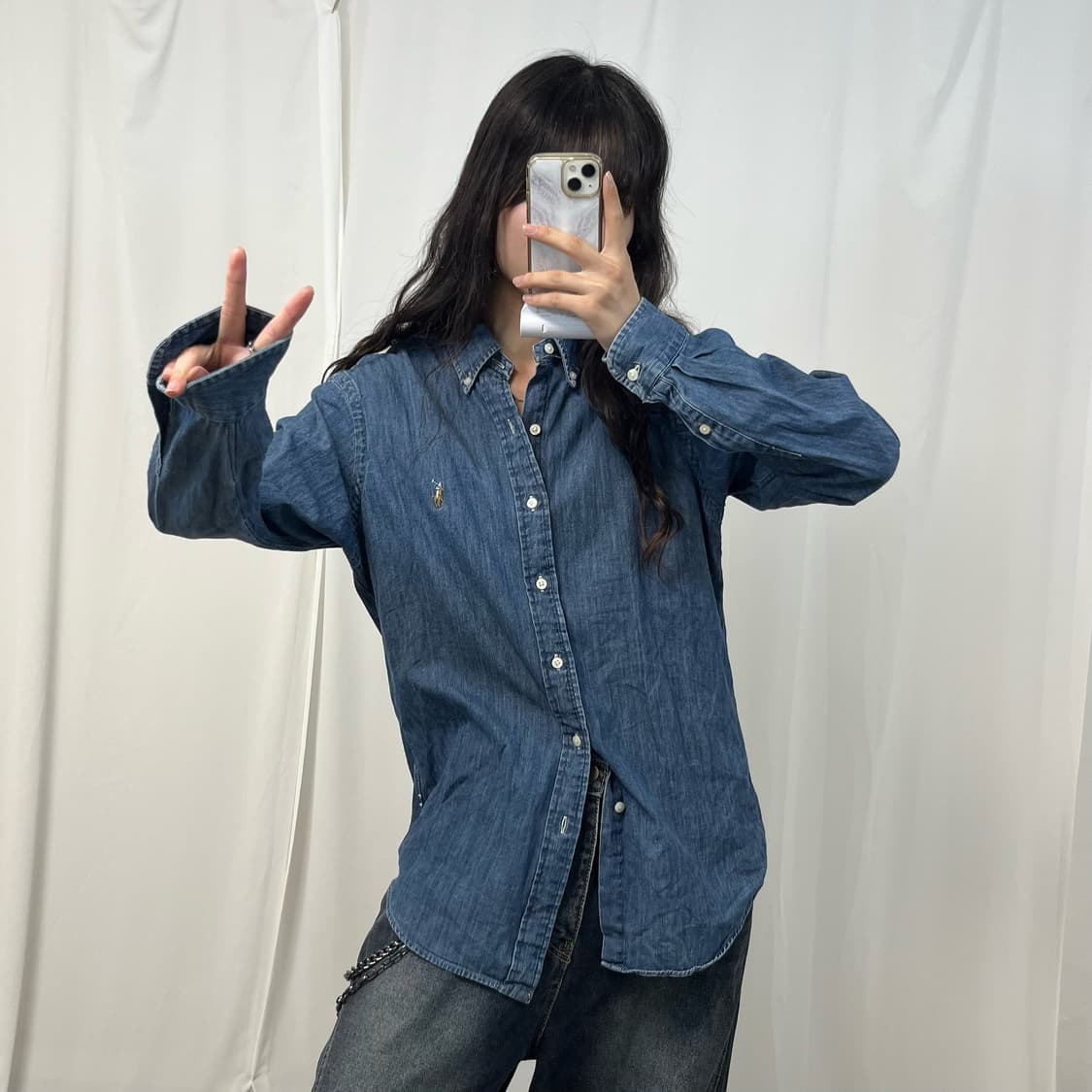 Polo denim shirts 상품이미지1
