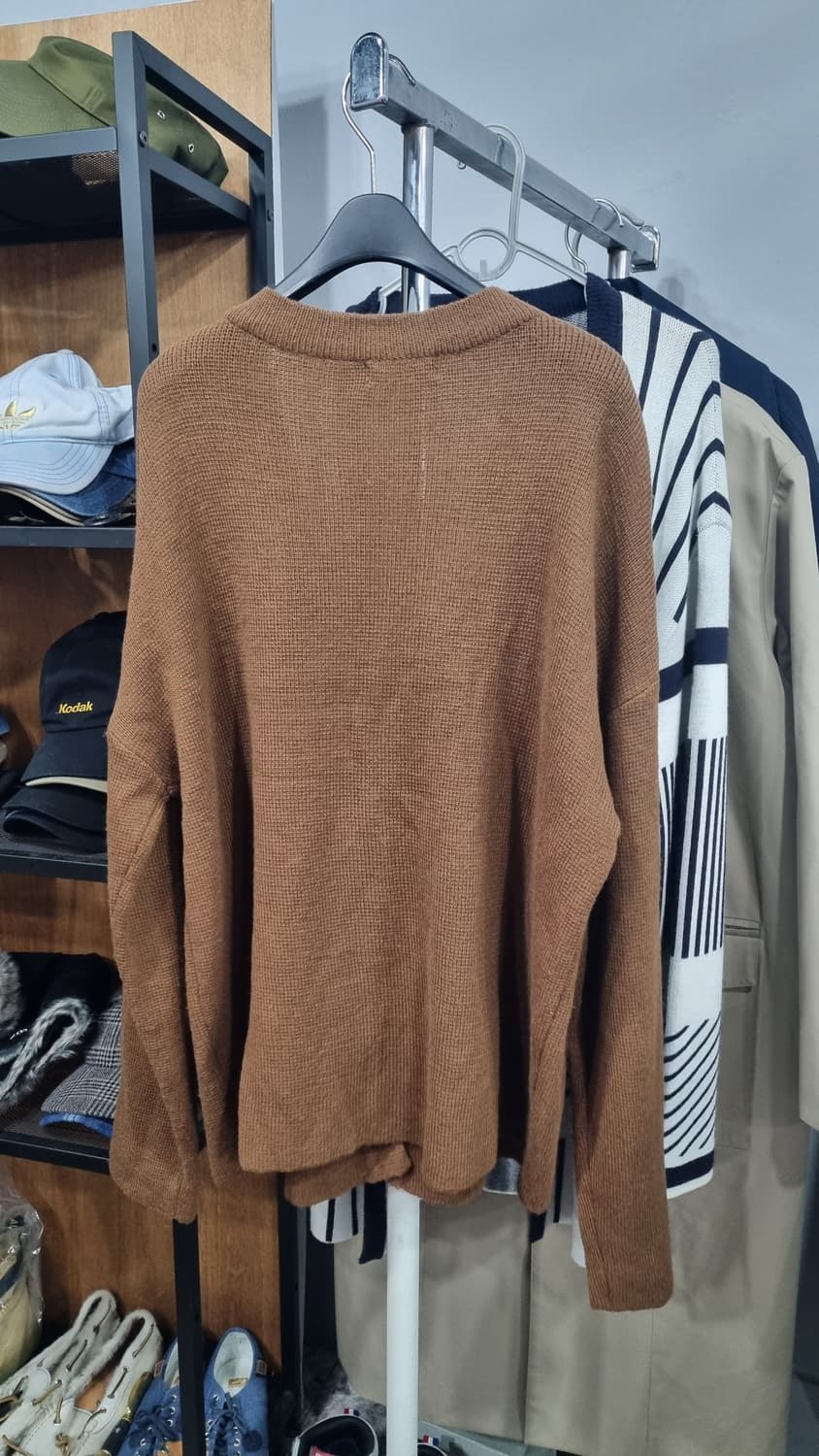 ((스튜디어 톰보이)) 남성105 (표기 프리) 가디건 브라운색 상품이미지3