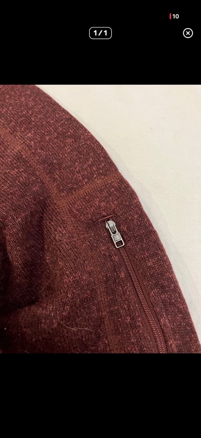 파타고니아 신칠라 하프집업 플리스 버건디 상품이미지2