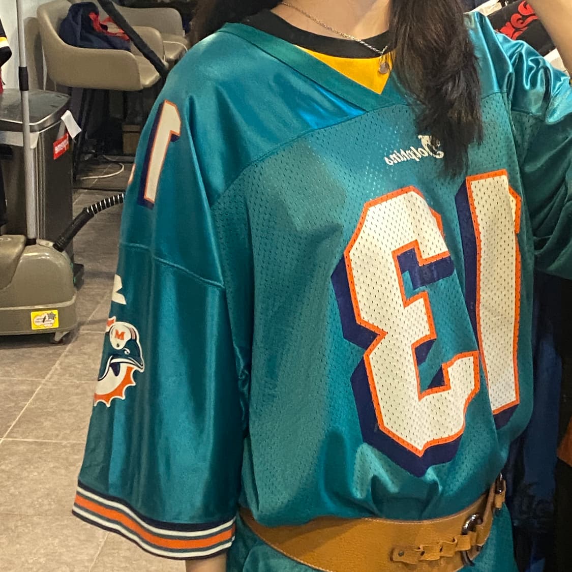 [NO.9] NFL 풋볼 져지 반팔티 청록 상품이미지4