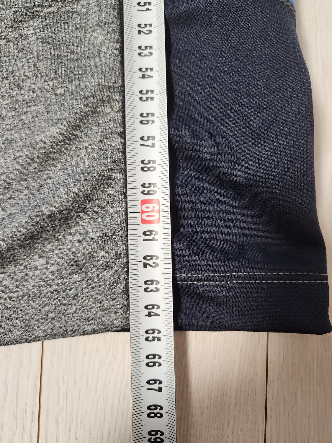 택 새상품) 컬럼비아 블루 그레이 aerocool 기능성 반팔 아노락 사 상품이미지3