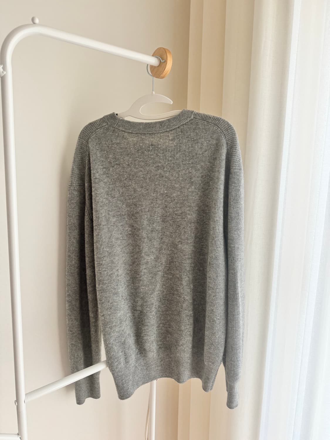 포터리 컴포트 크루넥니트 멜란지그레이 2사이즈 상품이미지4