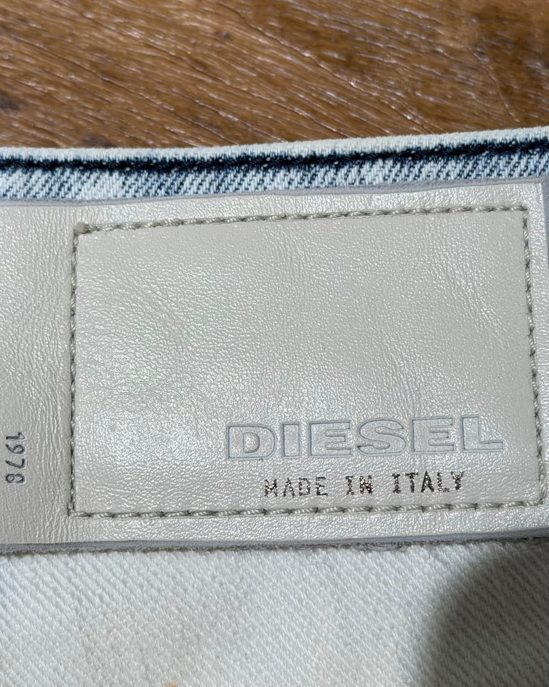 디젤 아이보리 스트레이트핏 데님 팬츠 상품이미지7