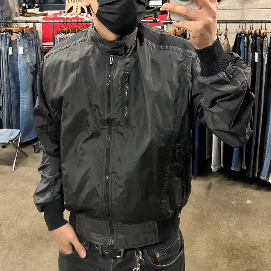 80s 할리데이비슨 나일론 자켓 (105) 상품이미지8