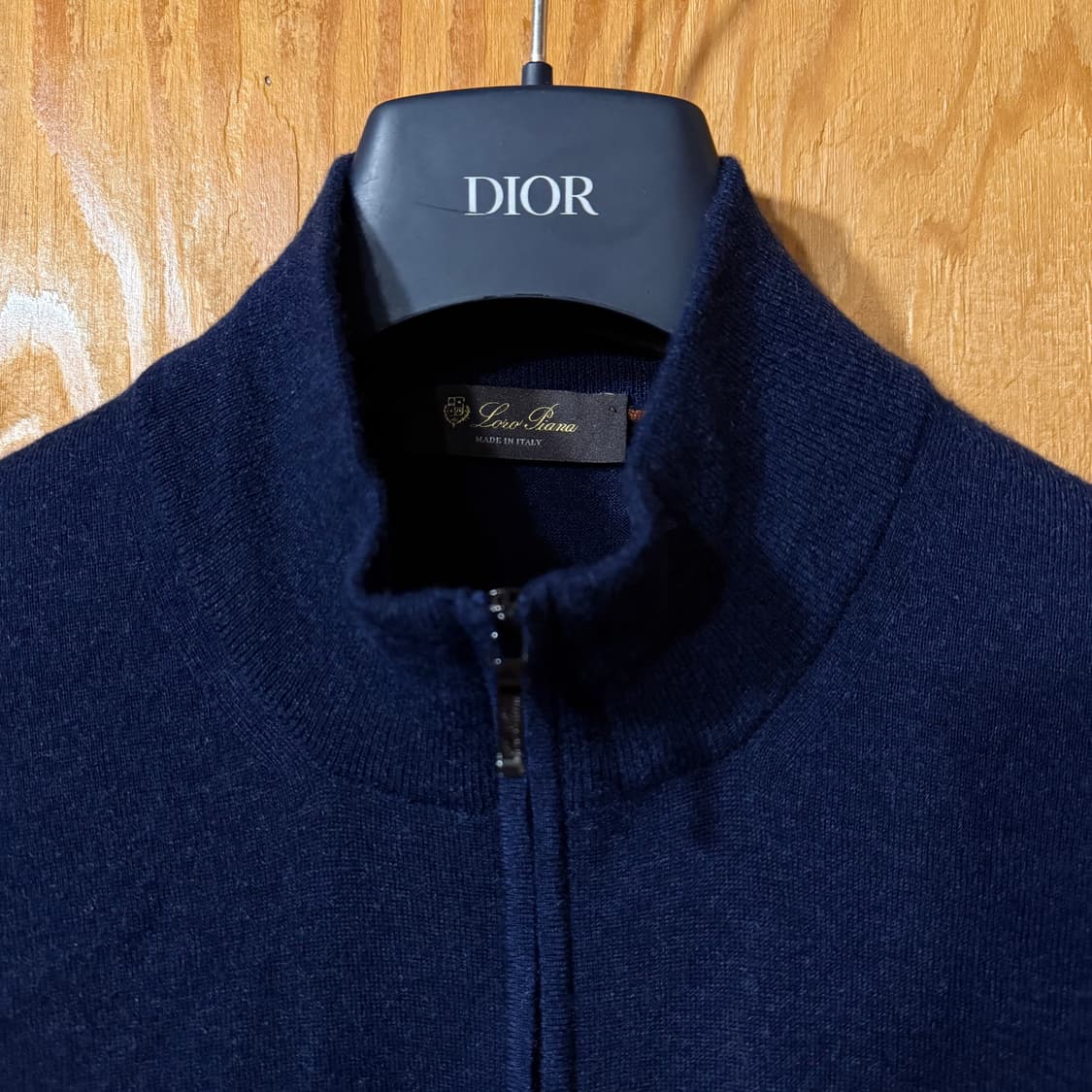 로로피아나 캐시미어 반 집업 니트  상품이미지5