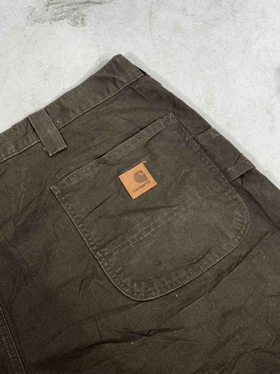 칼하트 B151 브라운 와이드 카펜터 워크 팬츠 카고 바지 42 상품이미지6