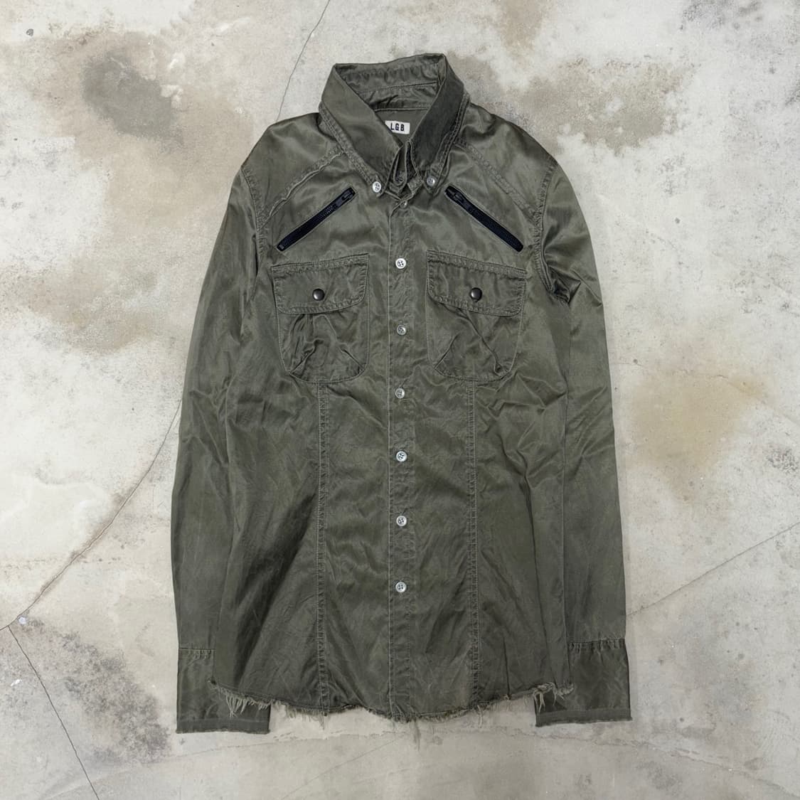 [1] L.G.B Distressed Plaid Shirt 상품이미지2