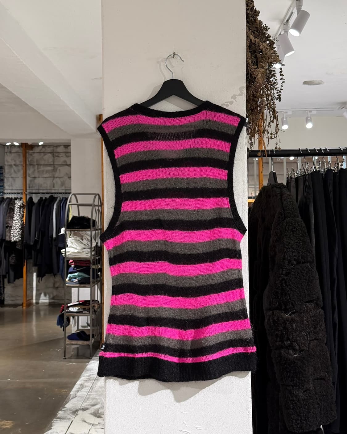 스투시 스트라이프 스웨터 베스트  상품이미지6