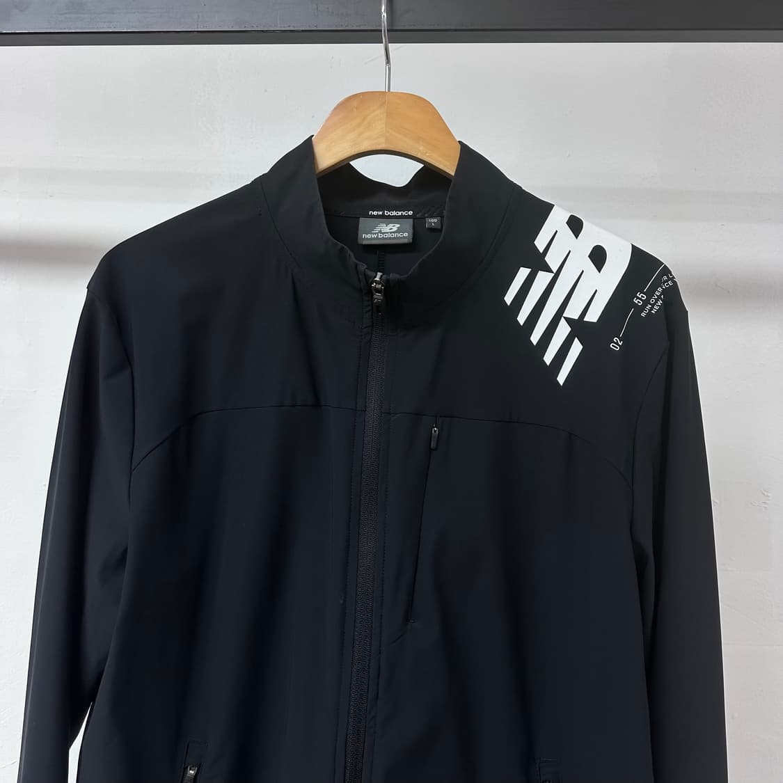 뉴발란스 NB 러닝 집업 트레이닝 자켓 나일론 스판 집업 100 J33 상품이미지2