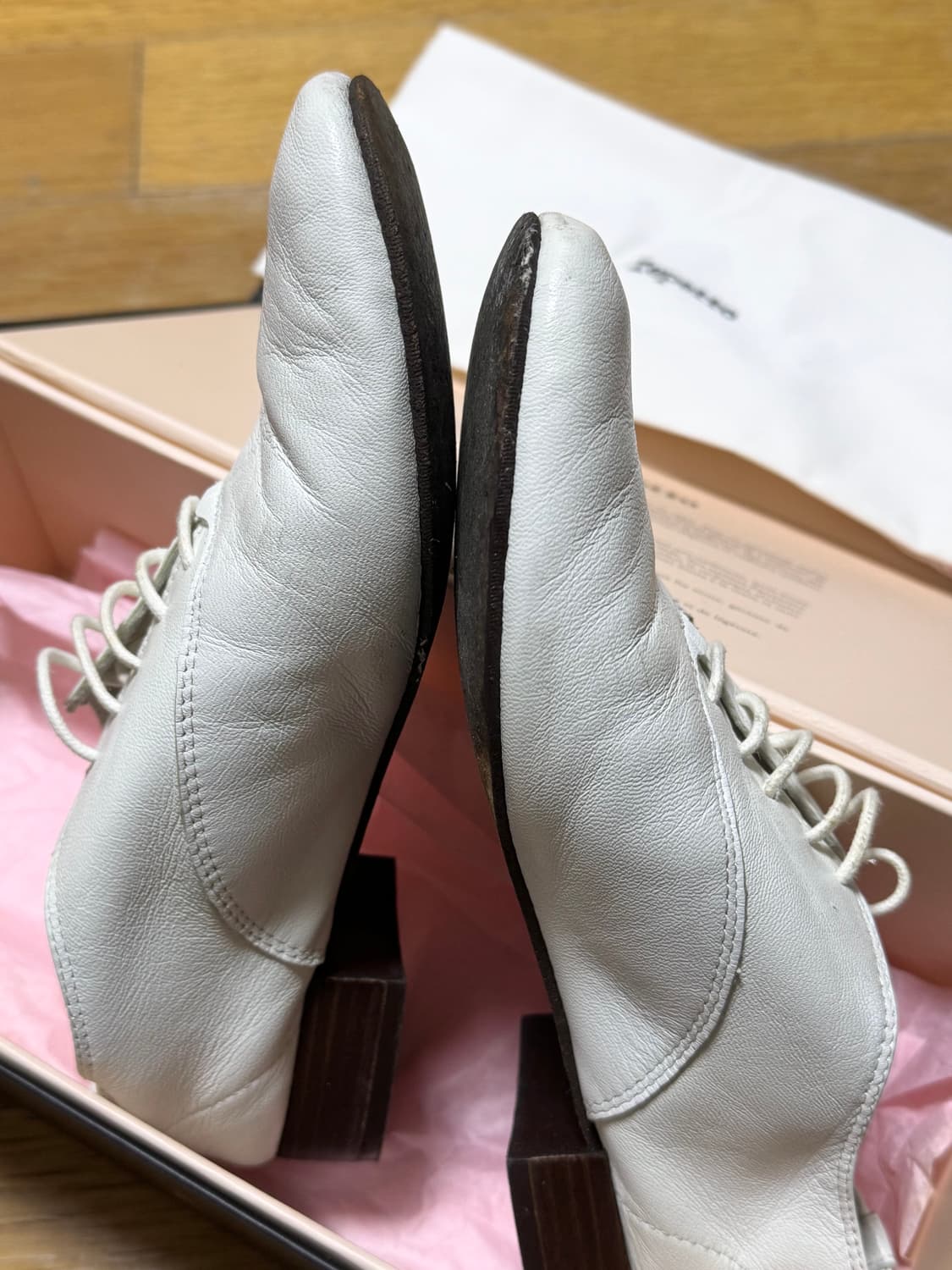 레페토 지지 옥스퍼드 화이트 무광 36 (230) 상품이미지6