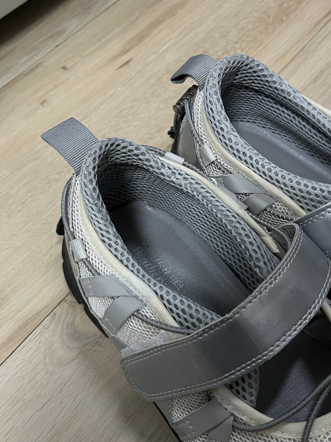 락피쉬웨더웨어 브린 벨크로 스니커즈 매쉬 실버 250 상품이미지4