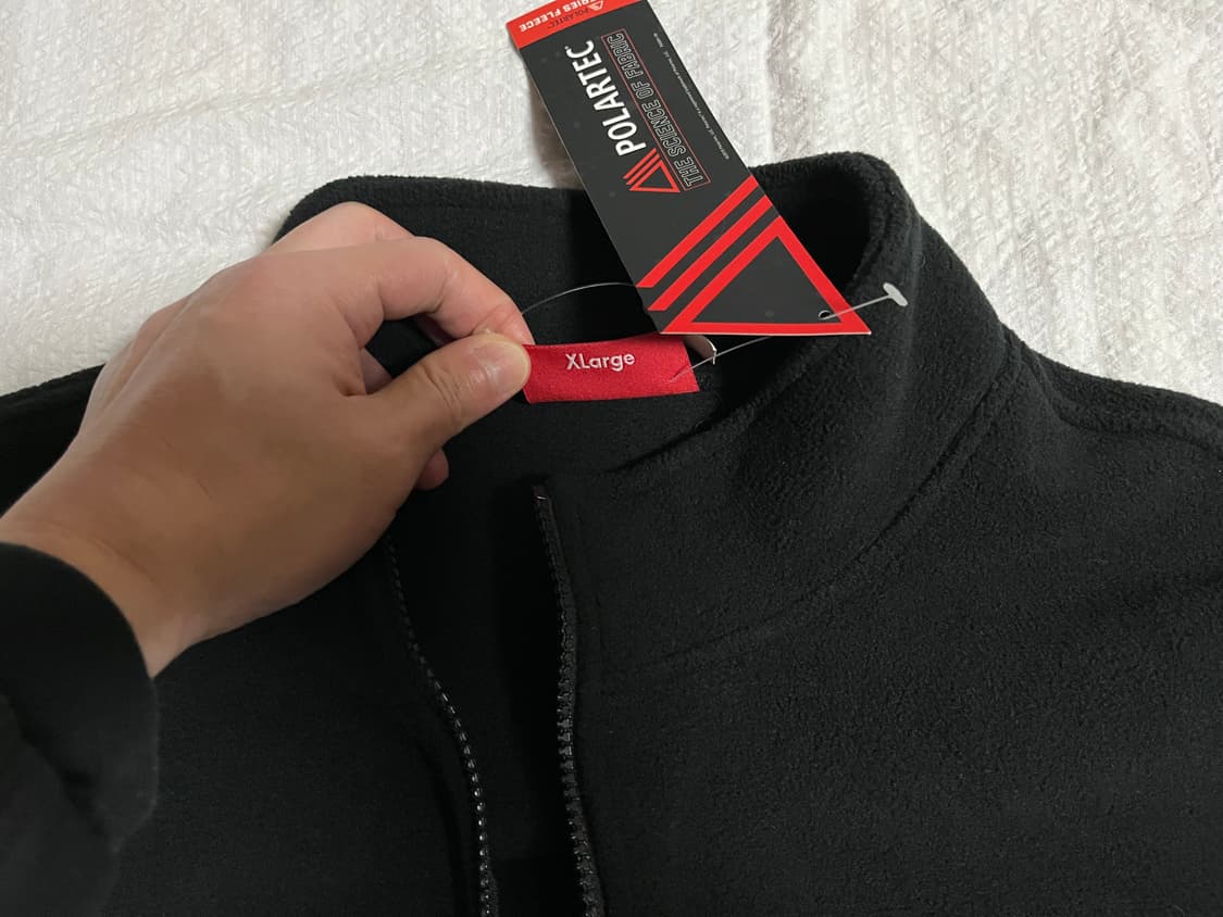 (새상품)(XL)슈프림 폴라텍 집 자켓 (블랙) 플리스 상품이미지7