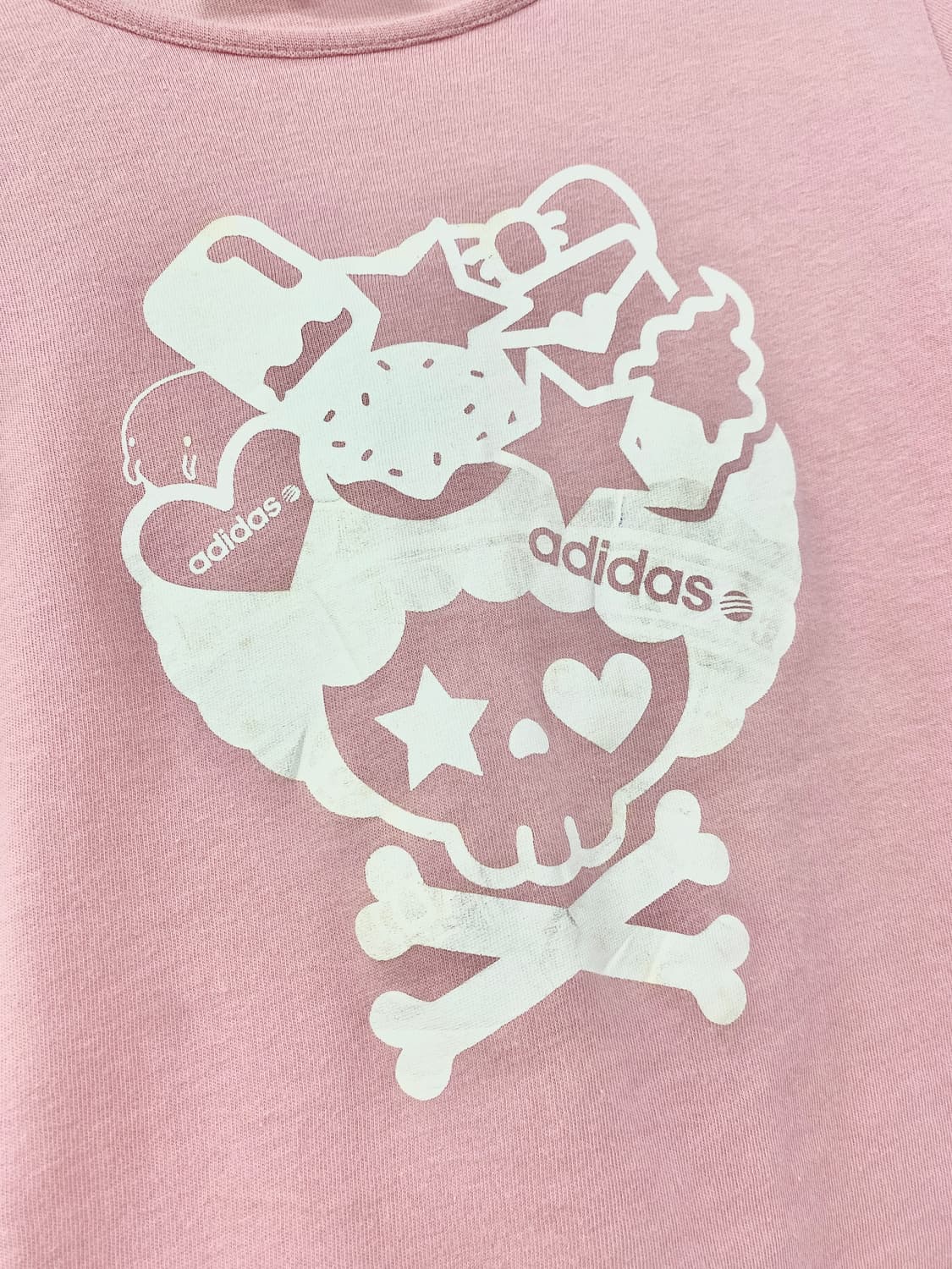 Adidas Pink Skull T-SHIRT 상품이미지3