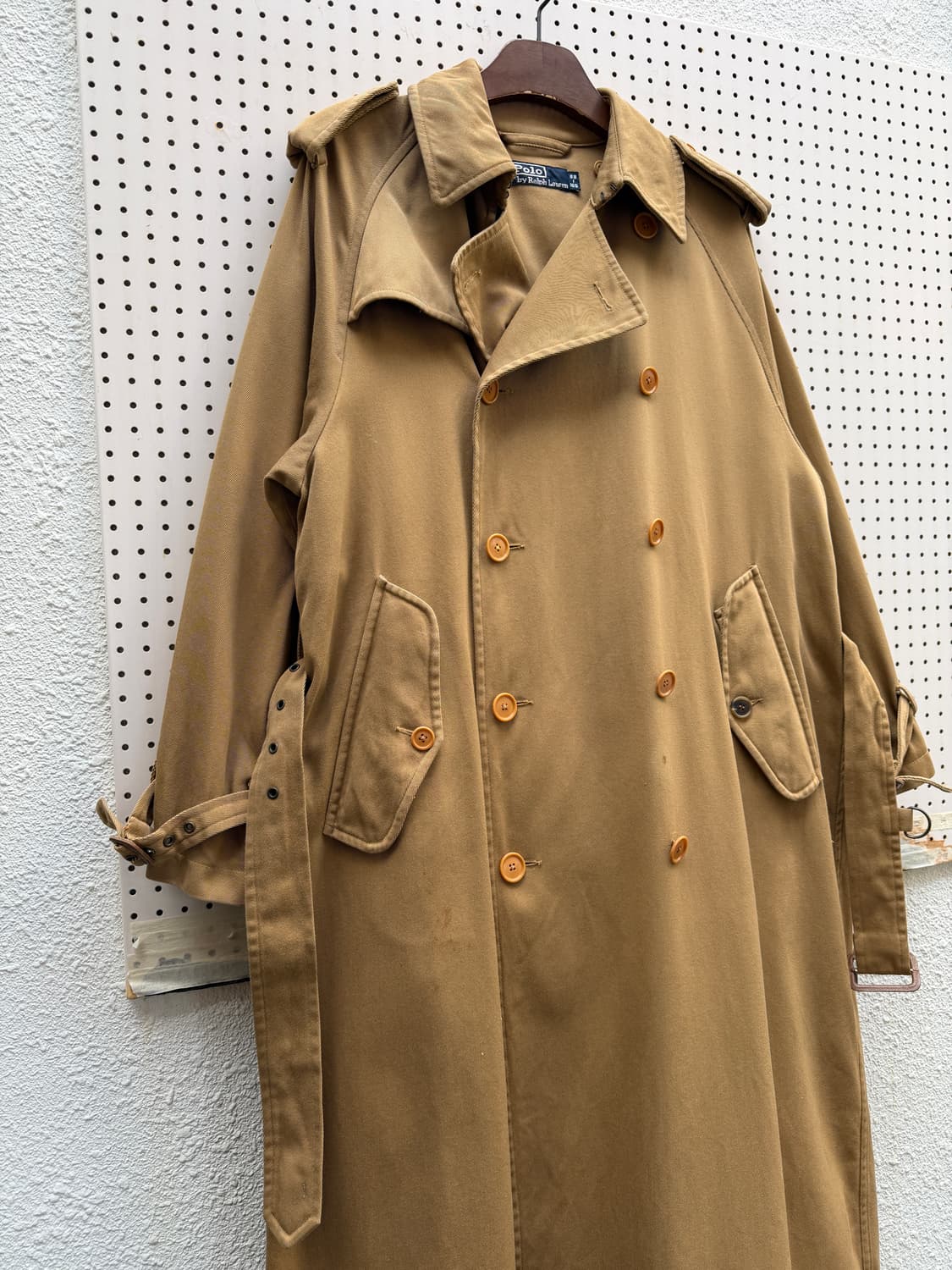 1990s POLO RALPH LAUREN TRENCH 폴로랄프로렌 코트 상품이미지4