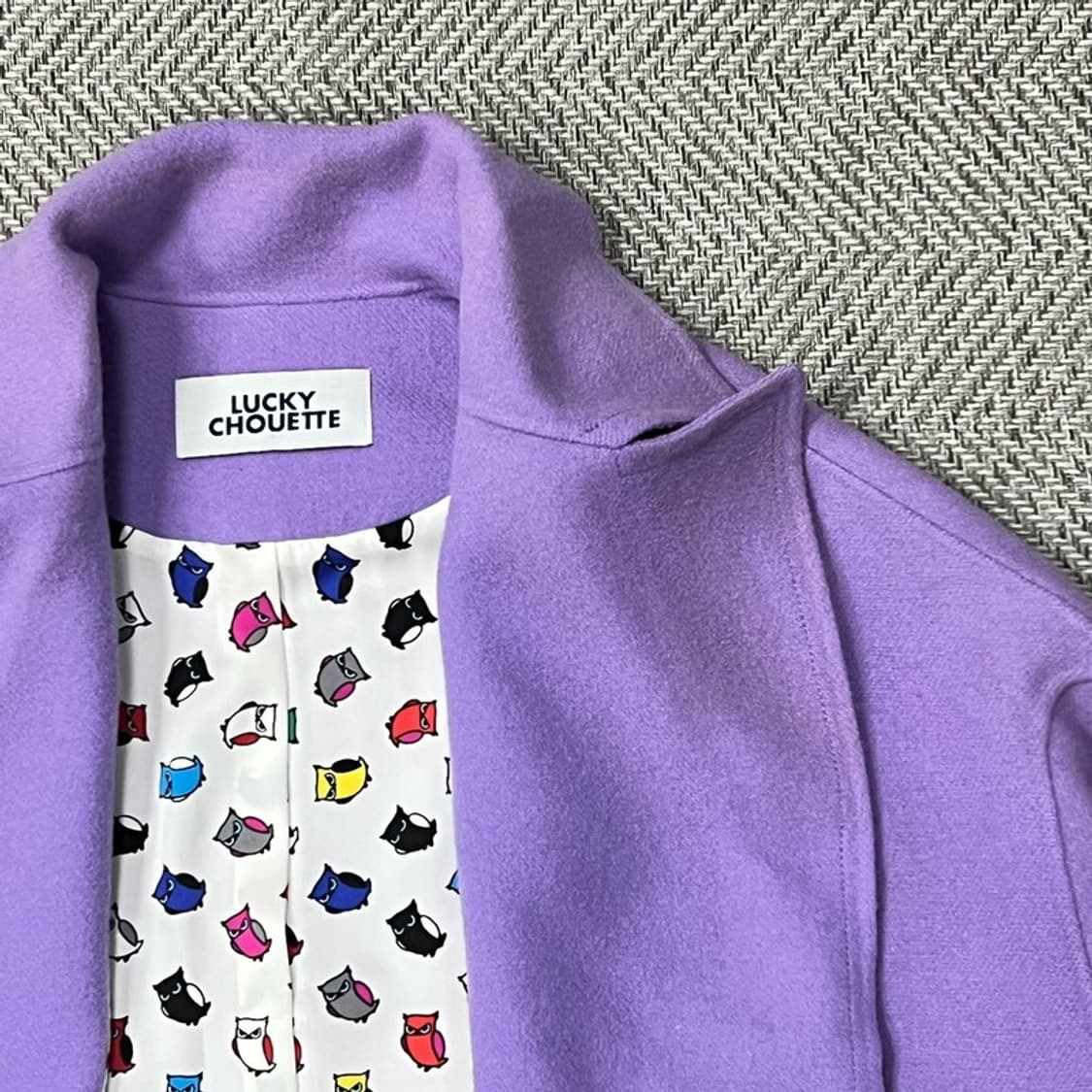 럭키슈에뜨 모직 더블 반코트 v0653  상품이미지6