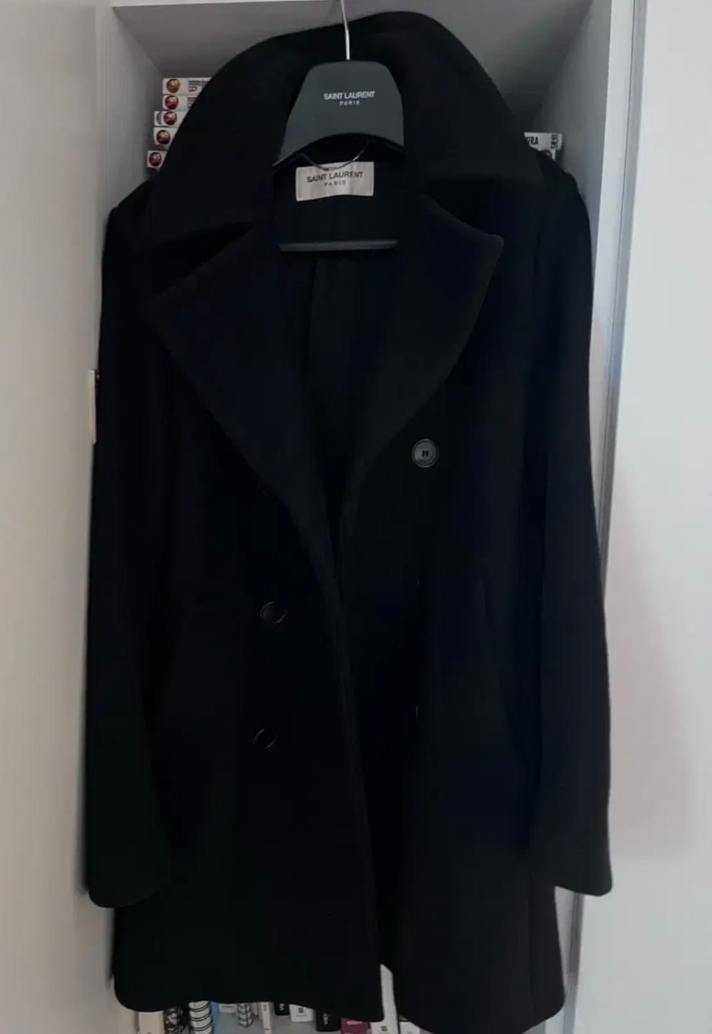 생로랑 15fw 울 피코트 상품이미지2