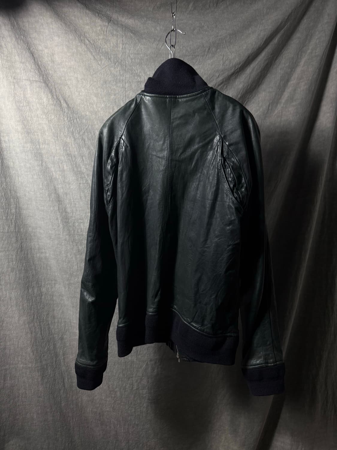 The Viridi-Anne Leather Jacket   상품이미지6