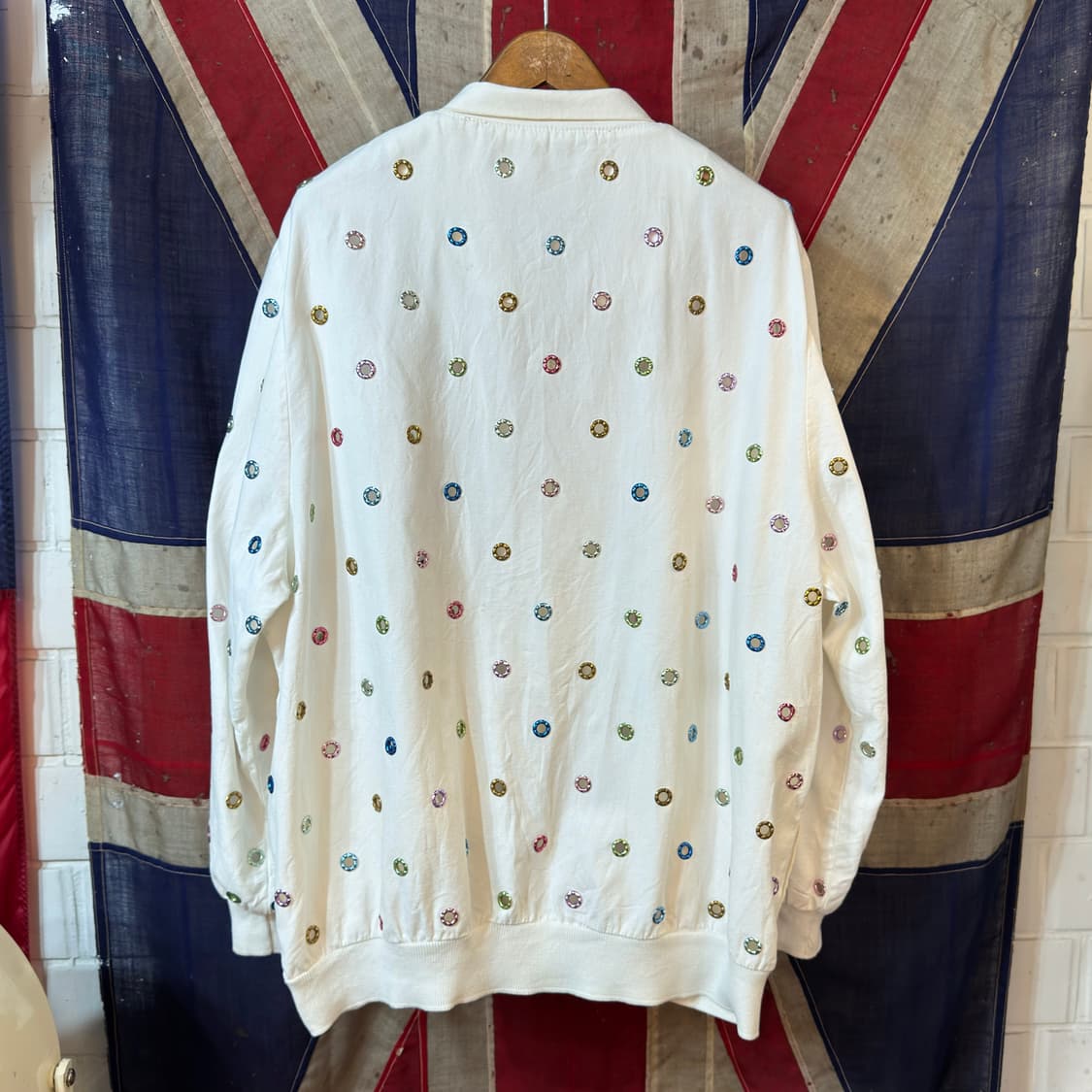 1980s USA OPAL 아일렛 디테일 자켓 상품이미지5