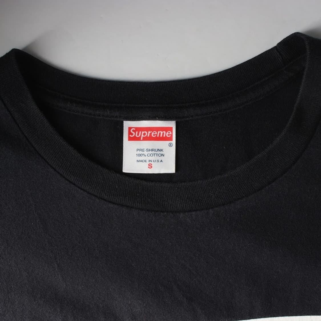 슈프림 08SS 커밋 포토 티셔츠 블랙 S 상품이미지5