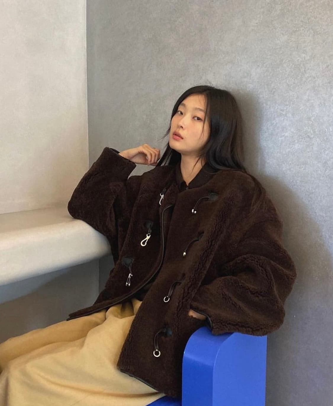 토템 시어링 클래스프 무스탕 자켓 상품이미지6