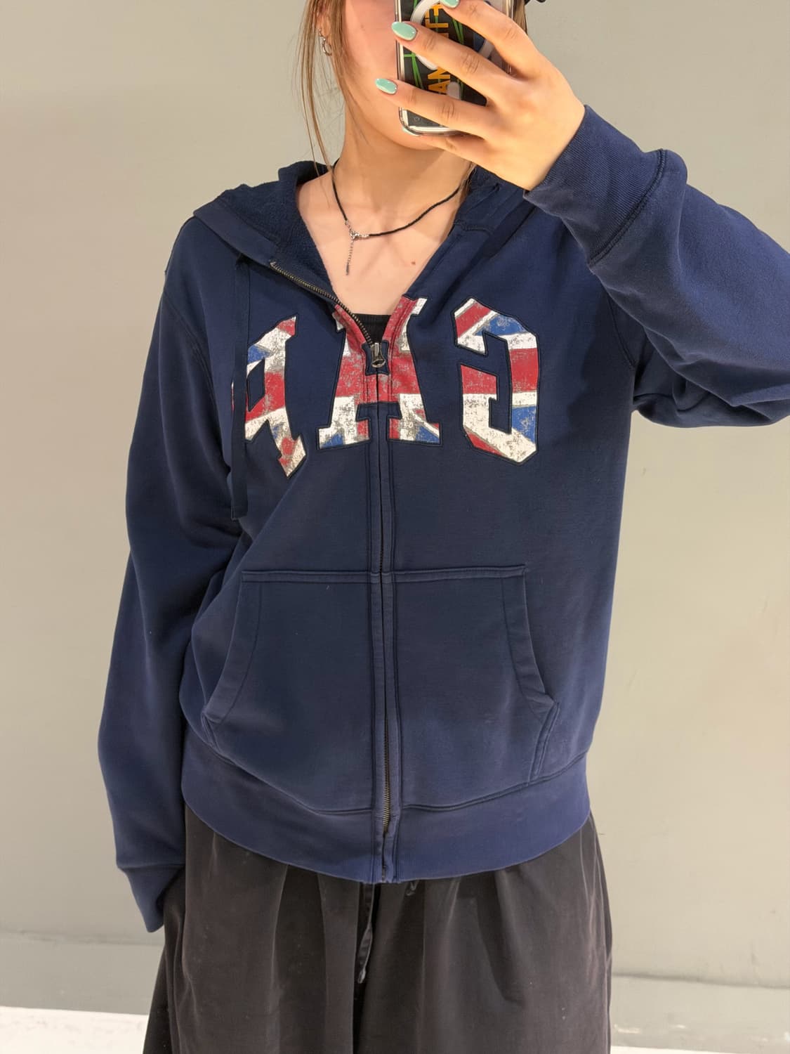 Gap union jack logo hood zip-up 상품이미지3