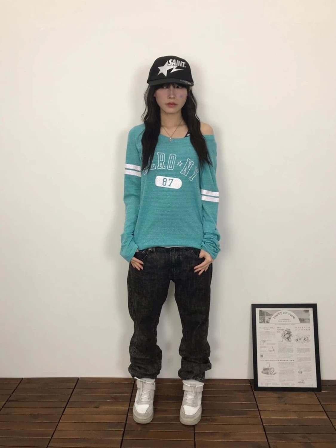 Aeropostale Mint Long Sleeve Tee 상품이미지1