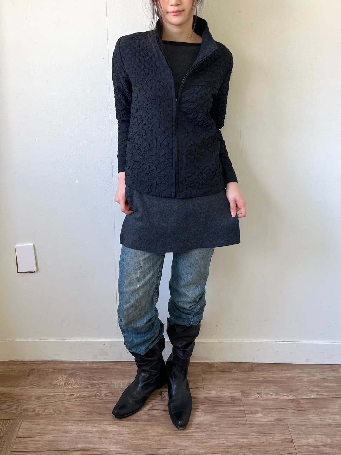 Blue Vine 블랙 프릴 자켓 상품이미지8