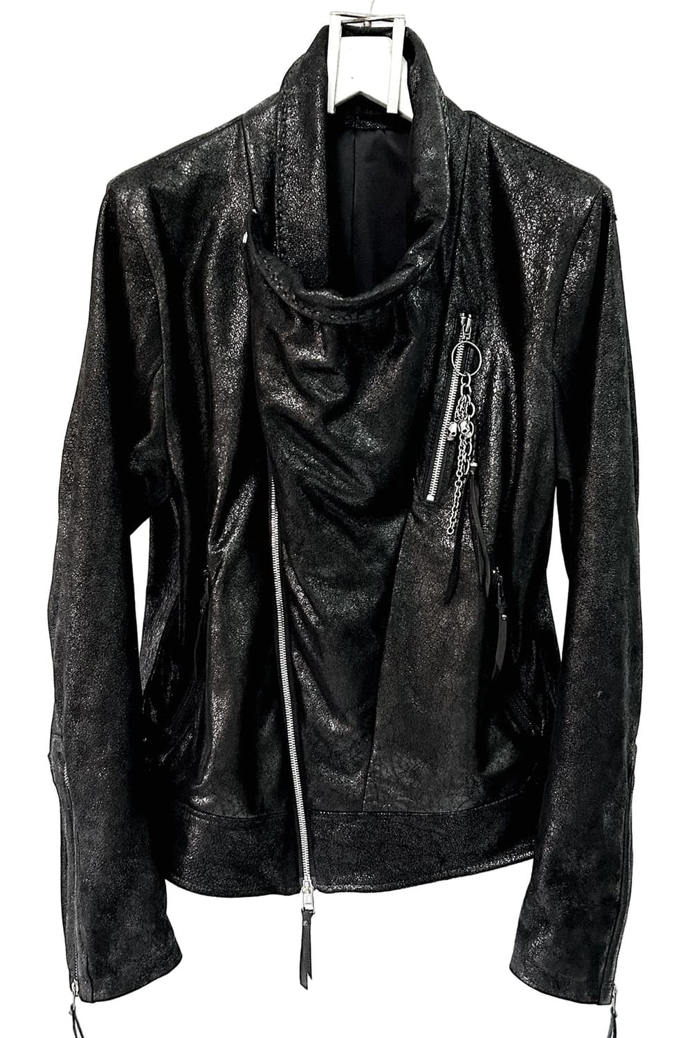 Kmrii 드레이프레더자켓 상품이미지1