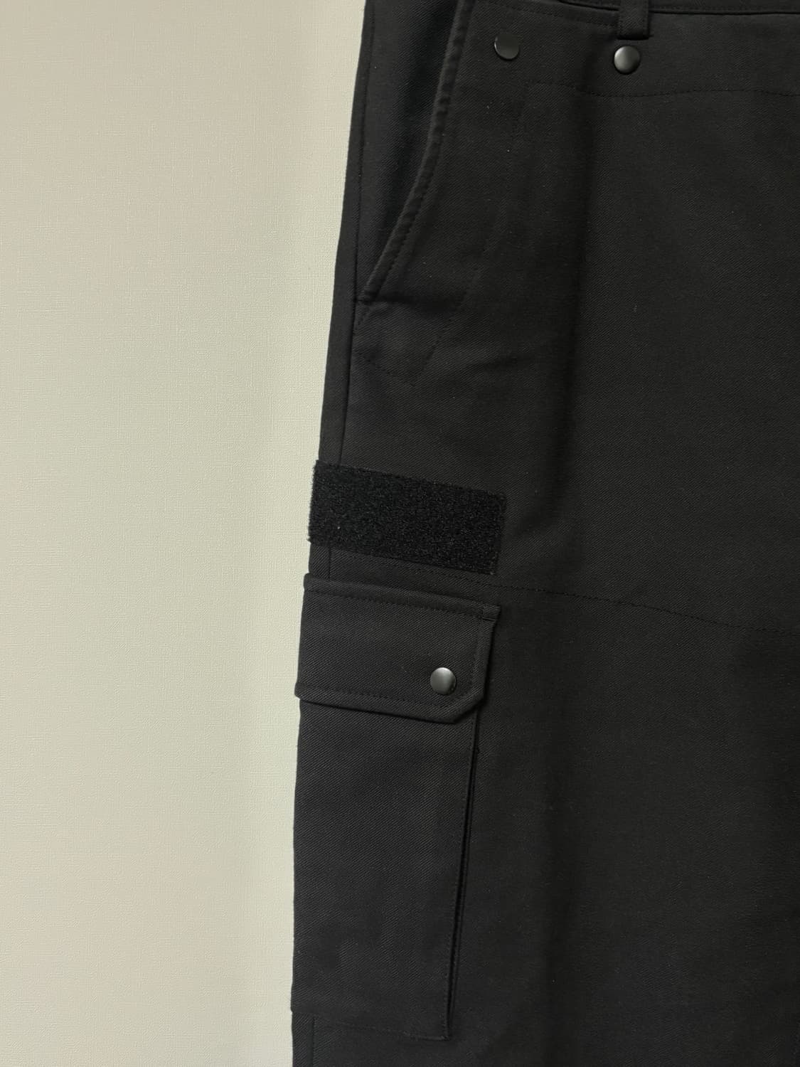 시스템 스트레이트핏 블랙 카고 팬츠 32 상품이미지2