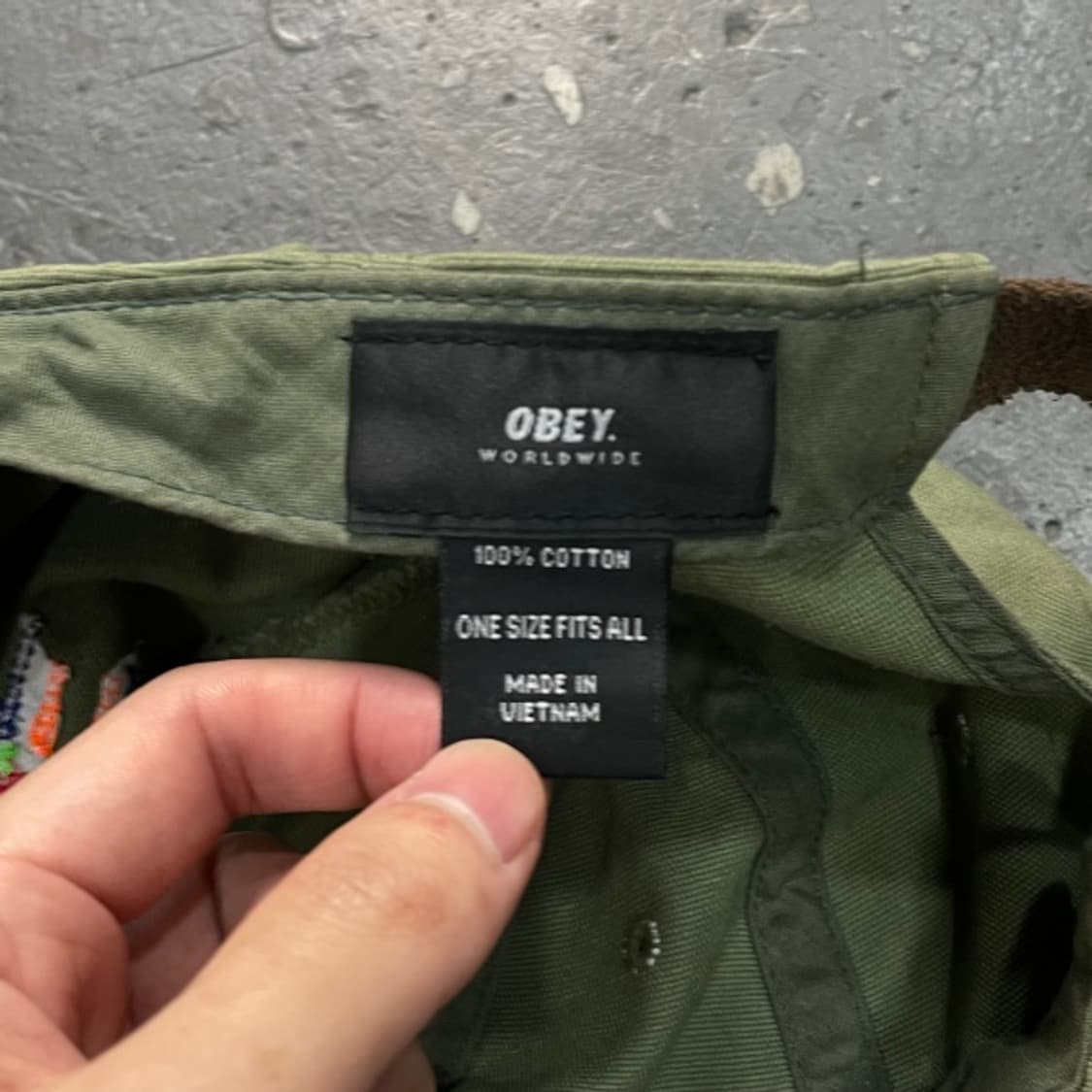 오베이 볼캡  상품이미지3