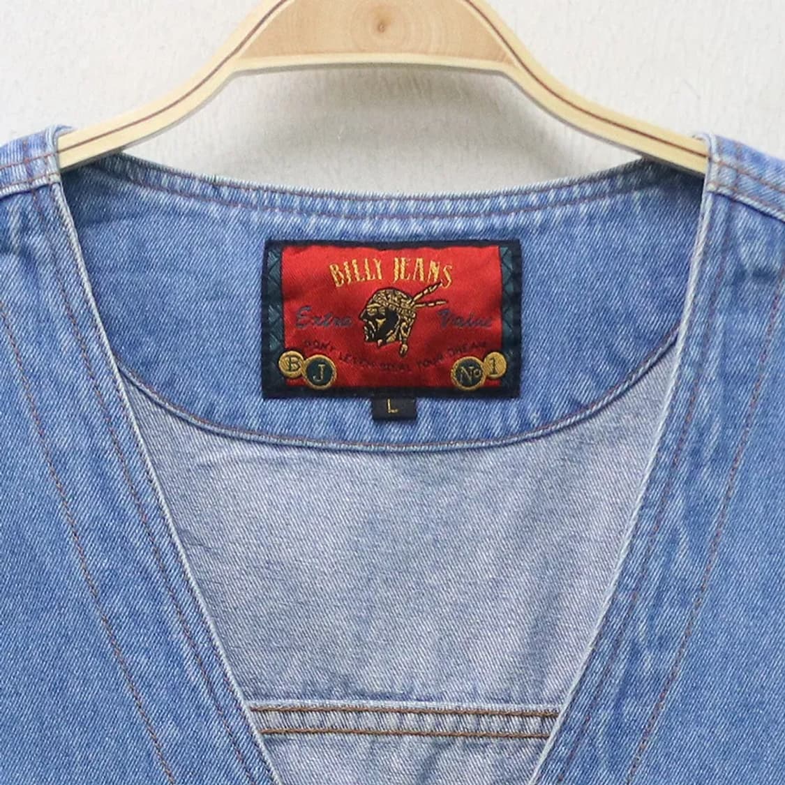 80'S BILLY JEAN 데님 베스트 64168 상품이미지5