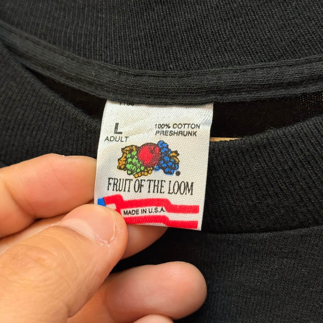 90S 미국빈티지 빈티지 티셔츠 싱글스티치 메세지 M L 상품이미지4