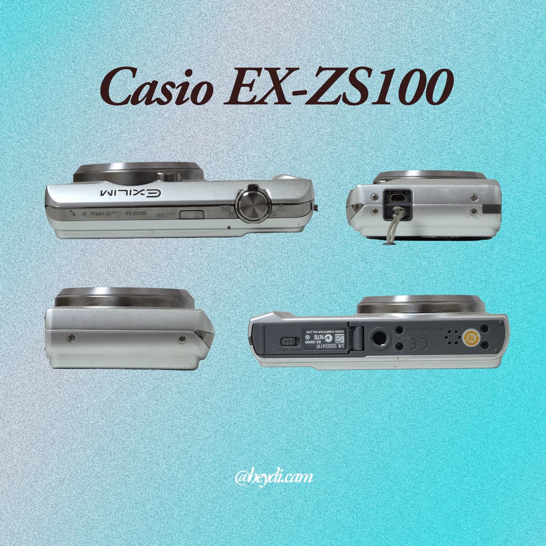 소장디카) 카시오 EX-ZS100 실버 (Casio EX-ZS100) 상품이미지2