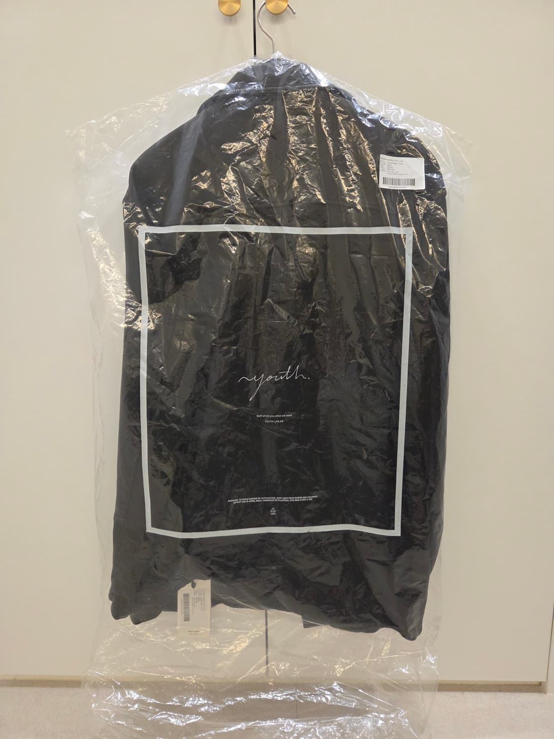 새상품_[M]유스(youth) 워싱 레더 피코트 블랙 M사이즈 상품이미지8