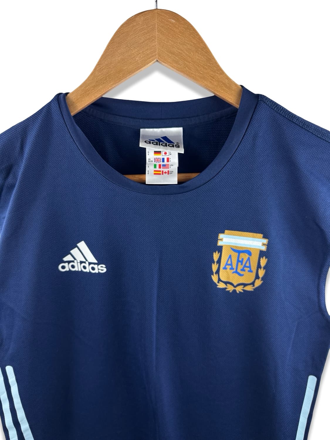 90s 아디다스 올드스쿨 아르헨티나 메쉬 슬리브리스2775 상품이미지3