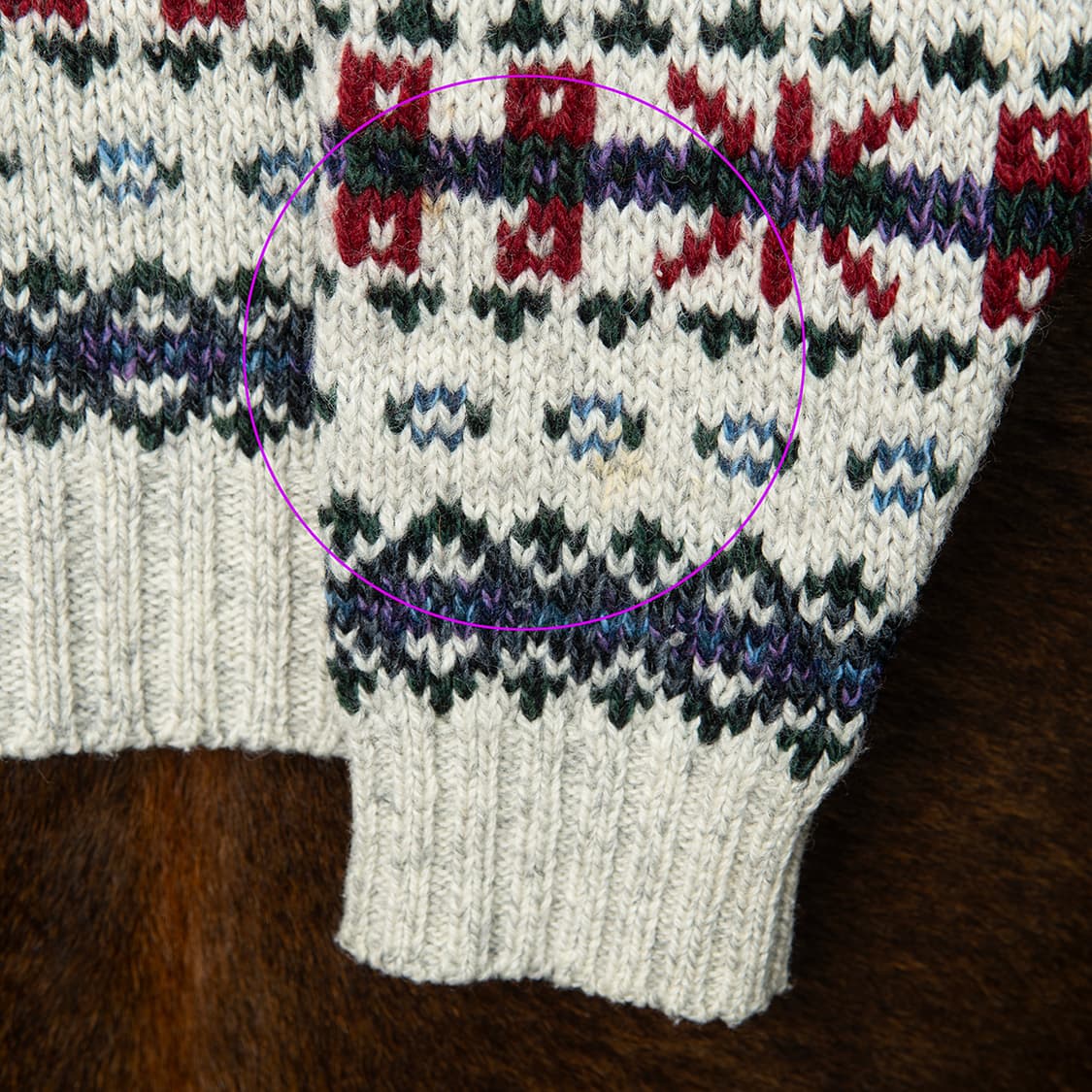 [105] 80s~ 울리치 페어아일 노르딕 스웨터  상품이미지3