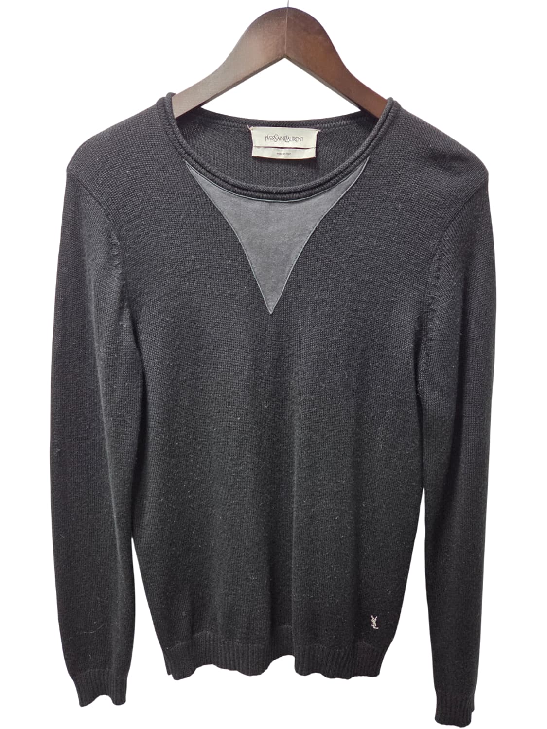 입생로랑 검정 울 니트 상품이미지1