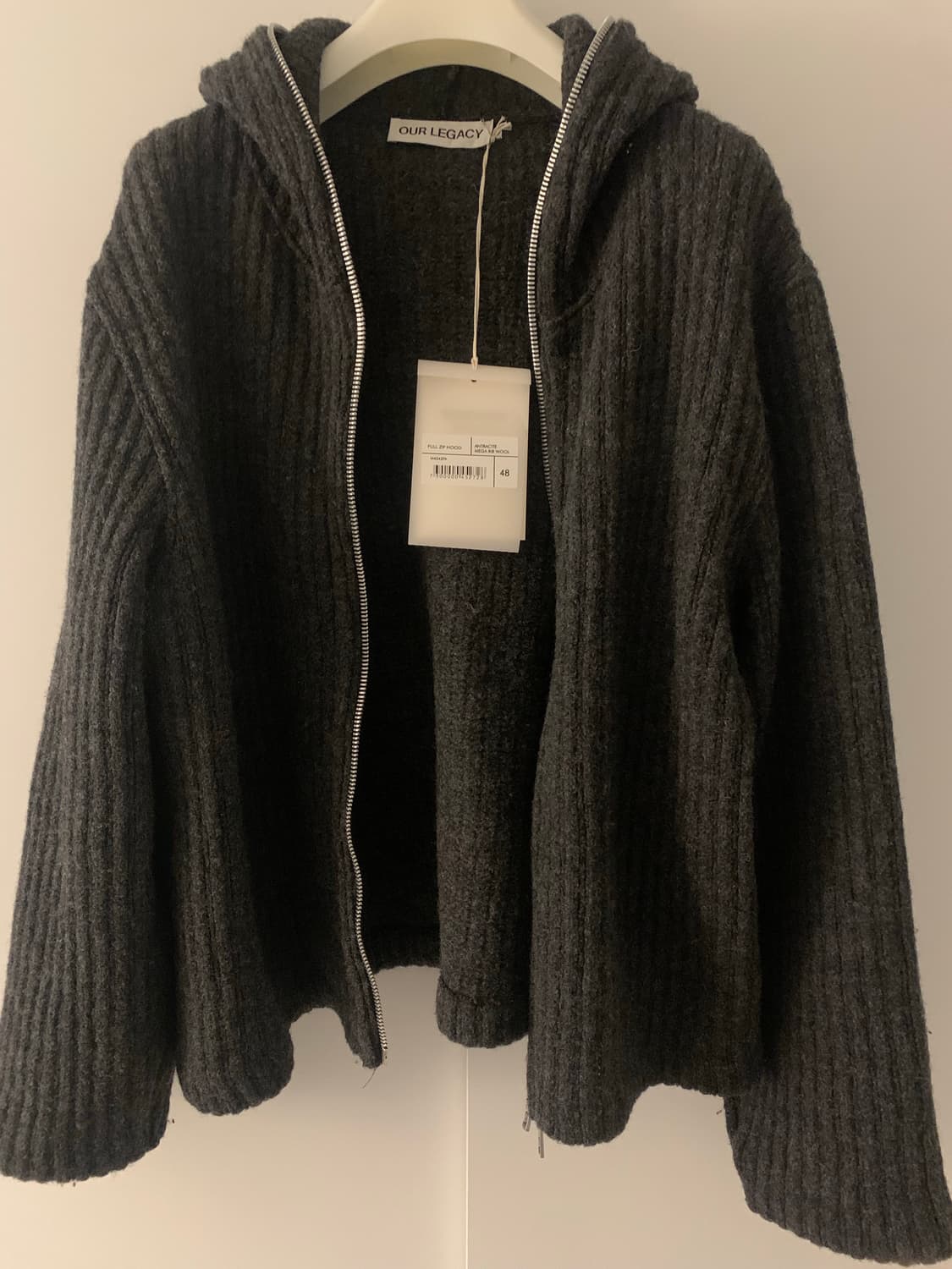 아워레가시 풀집 후드 니트 48사이즈 상품이미지1