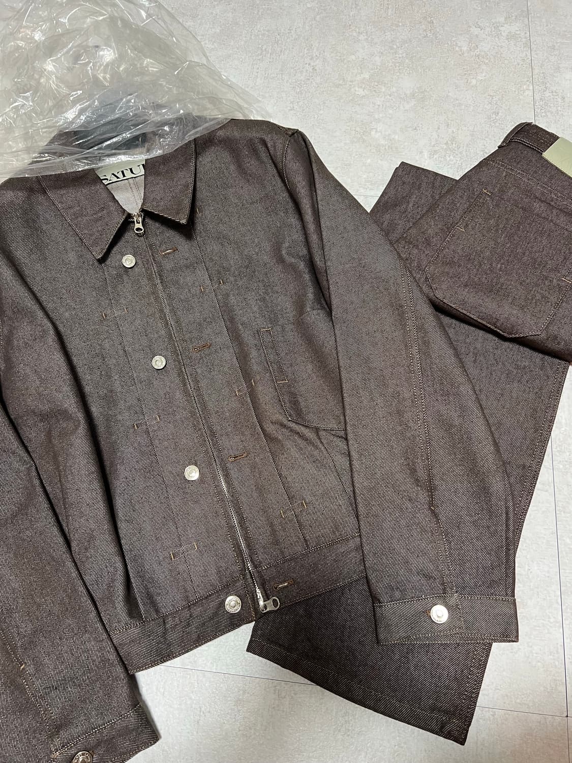 세터 데님 셋업 상품이미지2