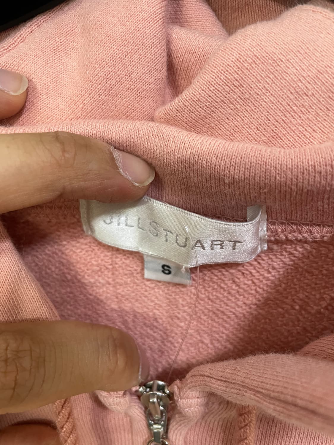 질스튜어트 후드집업 핑크 상품이미지5