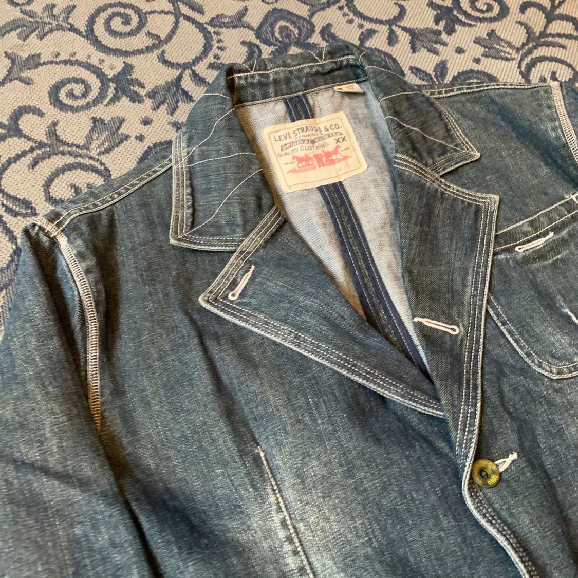 XL 리바이스 데님 커버올 자켓/W2583 상품이미지3