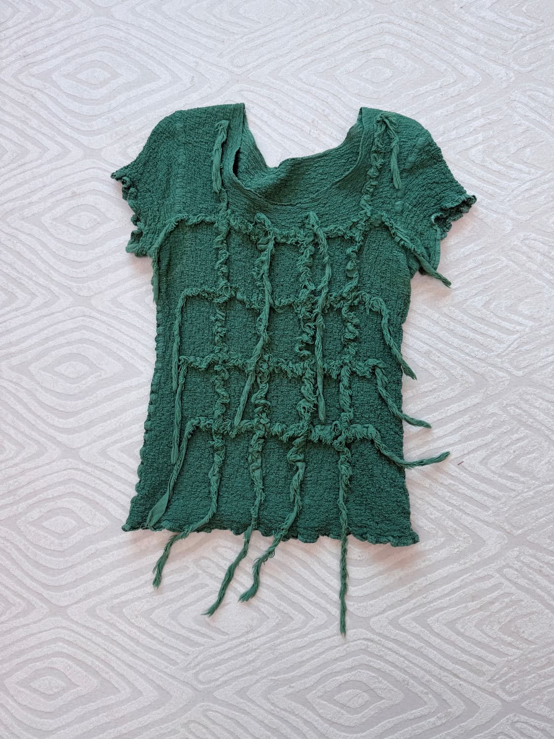 Issey Miyake 플리츠플리즈 그린반팔티 상품이미지1