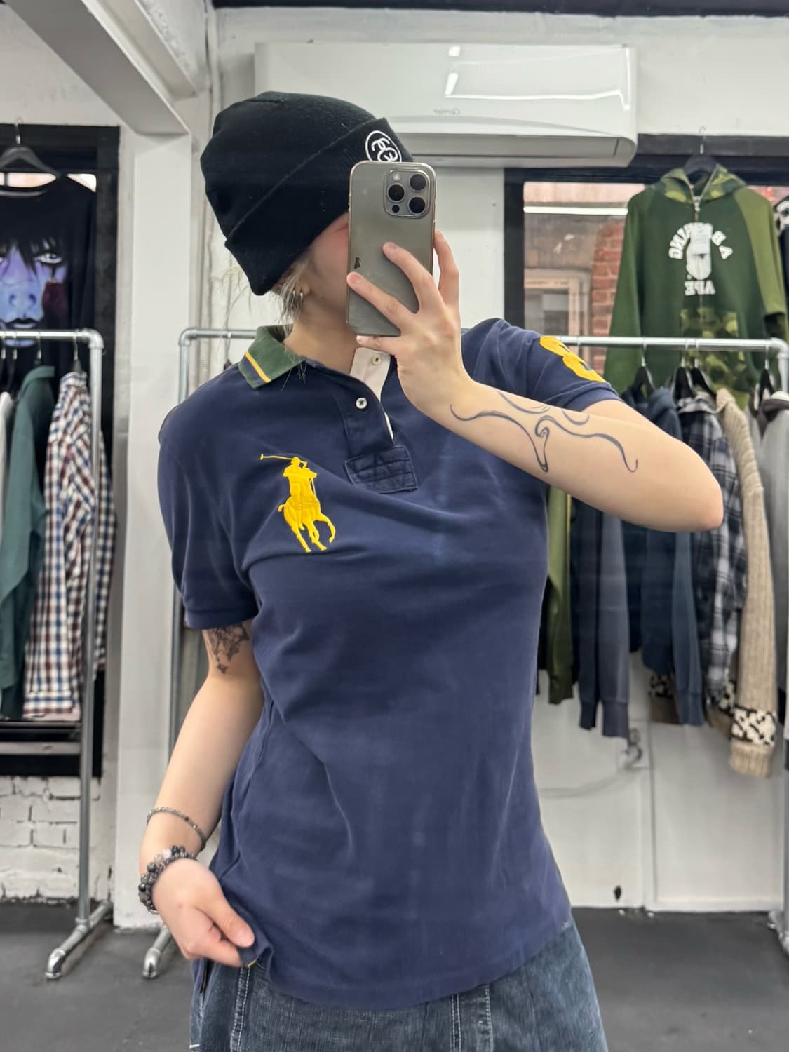 폴로 랄프로렌 옐로우 빅포니 티셔츠 상품이미지4