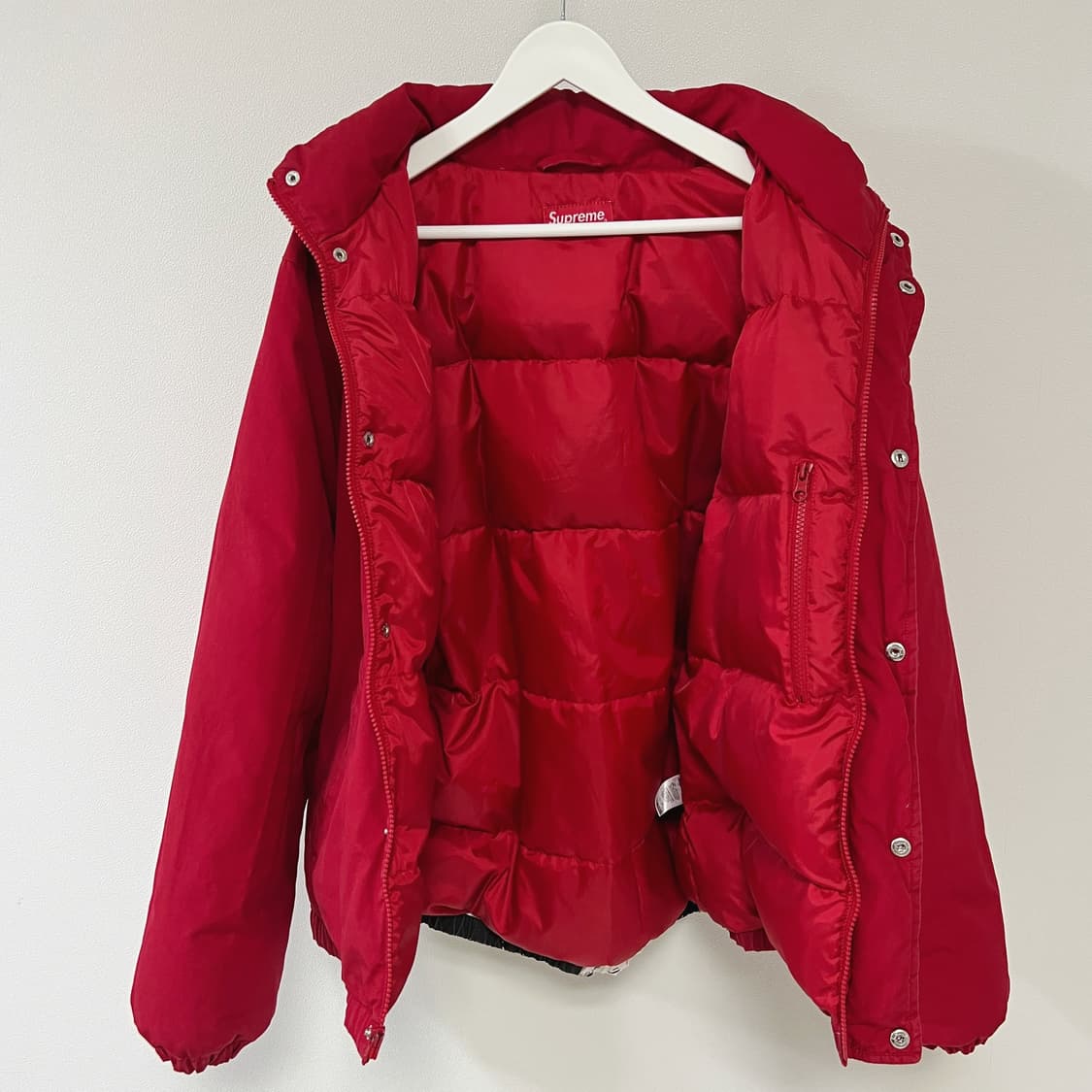슈프림 16FW 우주인 패딩 퍼피 자켓 레드 상품이미지6
