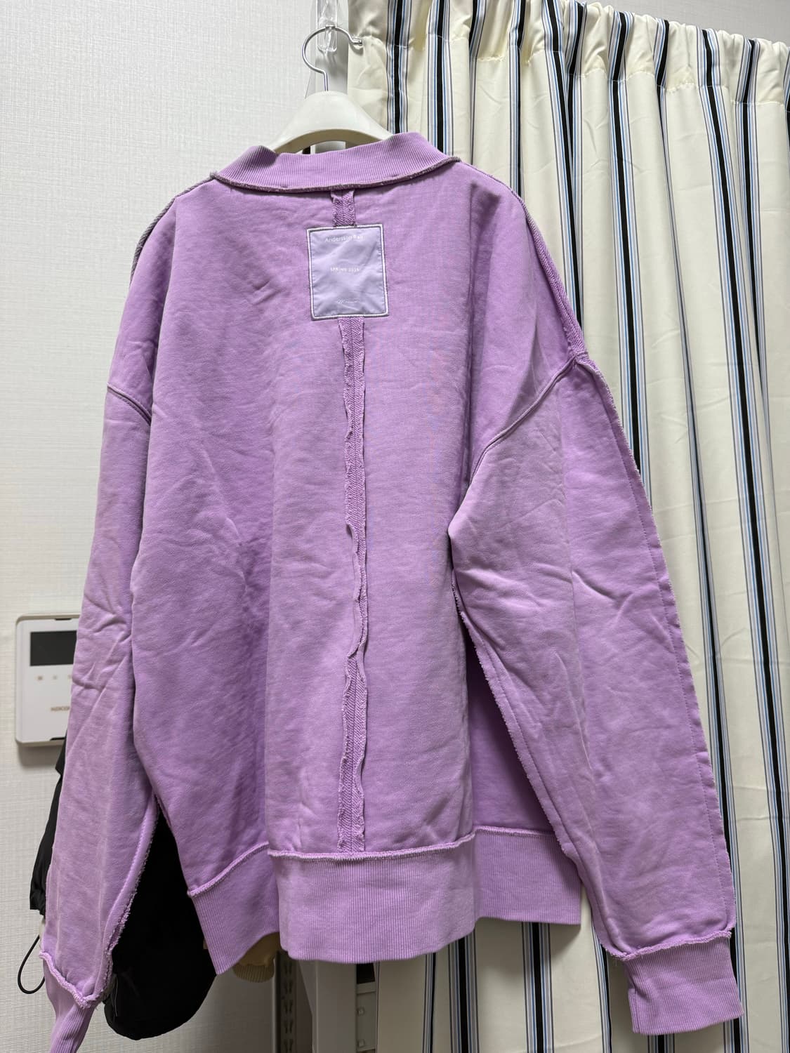 앤더슨벨 Andersson Bell V넥 스웻셔츠 퍼플 (M) 상품이미지2