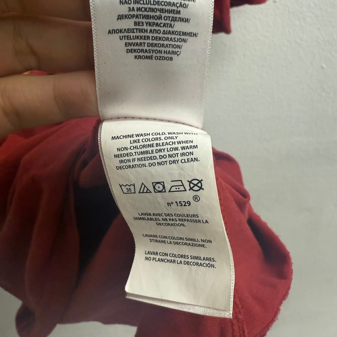 폴로랄프로렌 클래식핏 폴로 베어 레드 티셔츠 S 상품이미지3